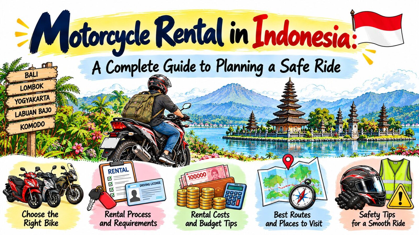 Motorcycle Rental in Indonesia: A Complete Guide to Planning a Safe Ride