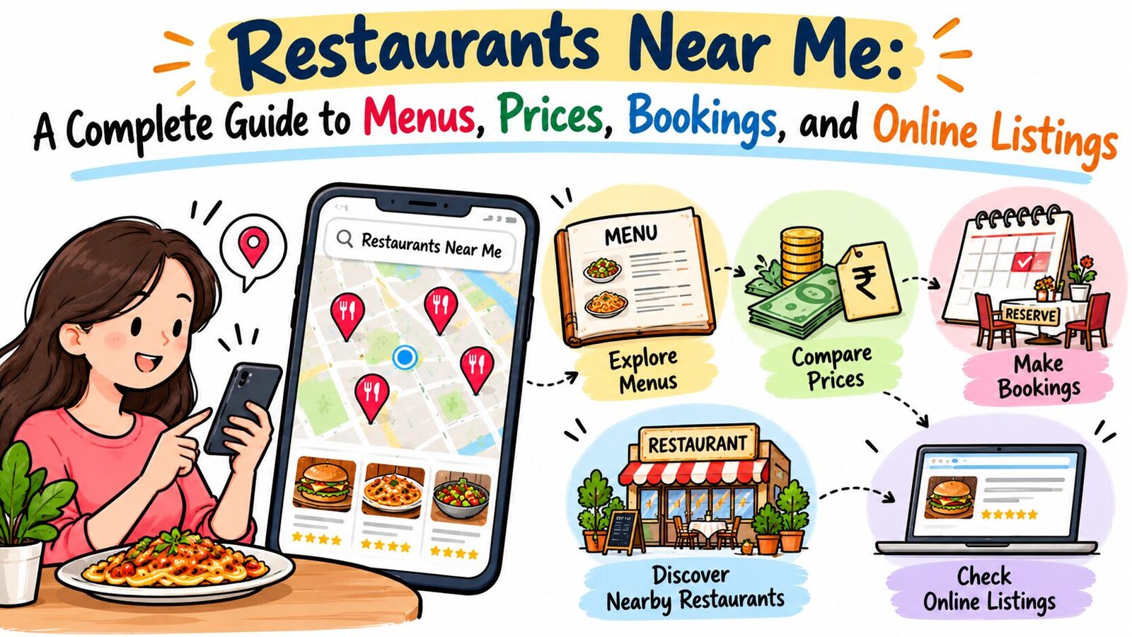 Restaurants Near Me: A Complete Guide to Menus, Prices, Bookings, and Online Listings