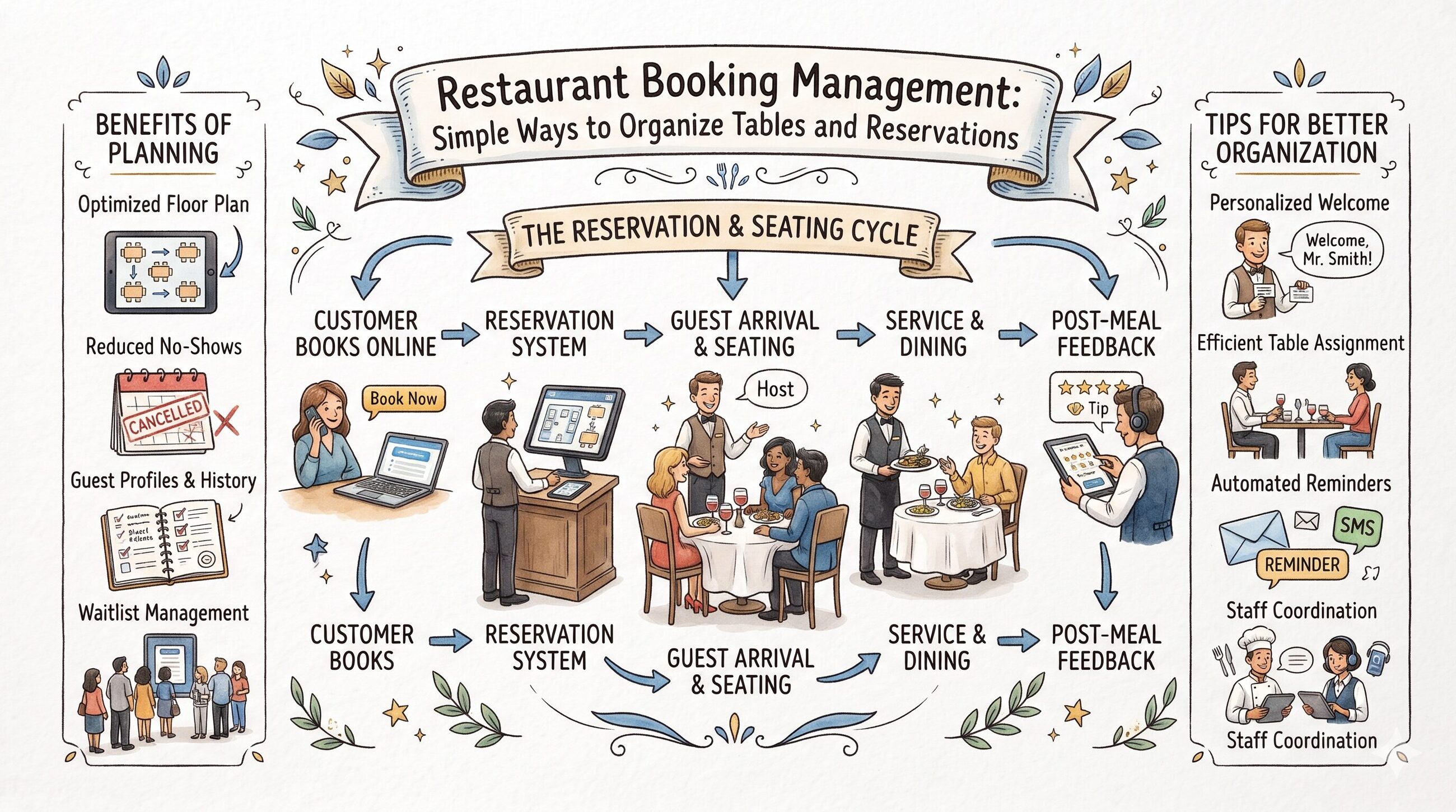 Restaurant Booking Management: Simple Ways to Organize Tables and Reservations