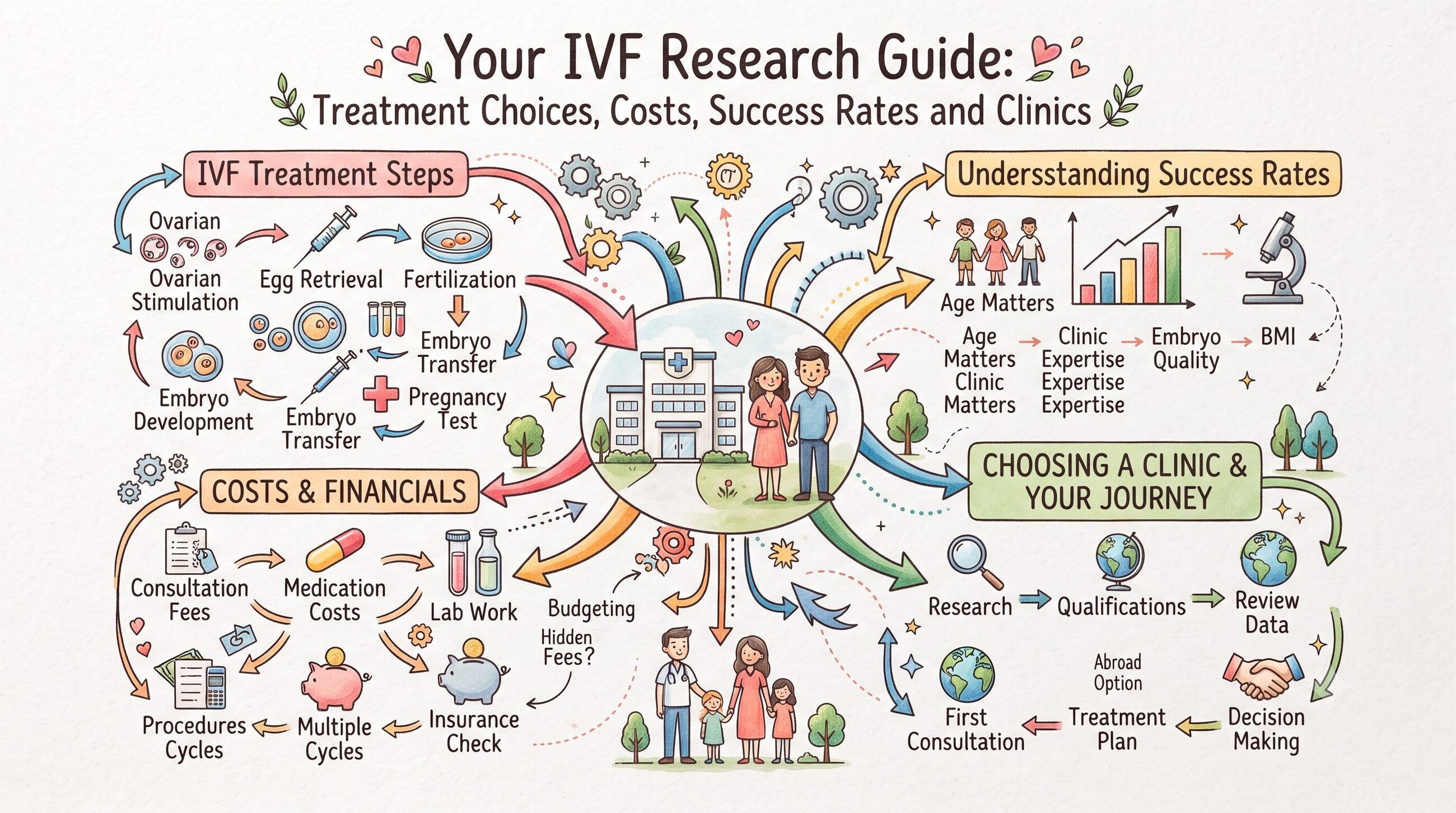 Your IVF Research Guide: Treatment Choices, Costs, Success Rates and Clinics