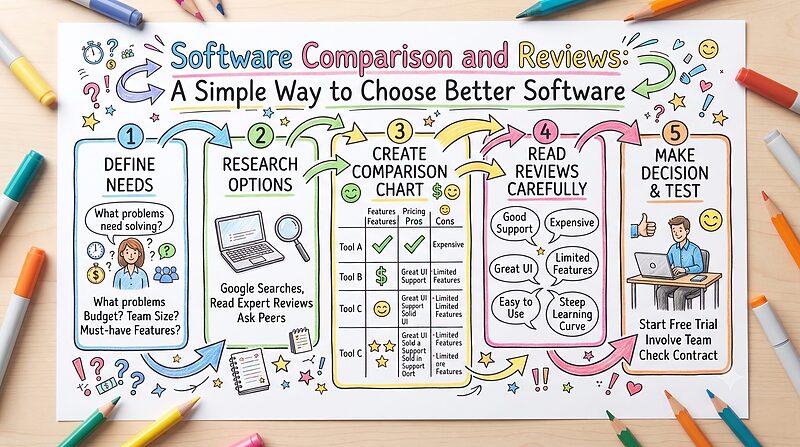 Software Comparison and Reviews: A Simple Way to Choose Better Software