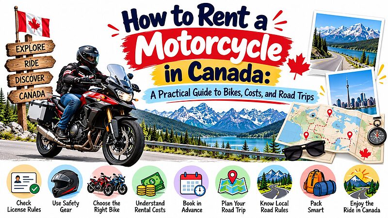 How to Rent a Motorcycle in Canada: A Practical Guide to Bikes, Costs, and Road Trips
