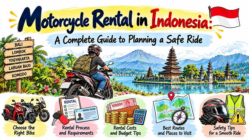 Motorcycle Rental in Indonesia: A Complete Guide to Planning a Safe Ride